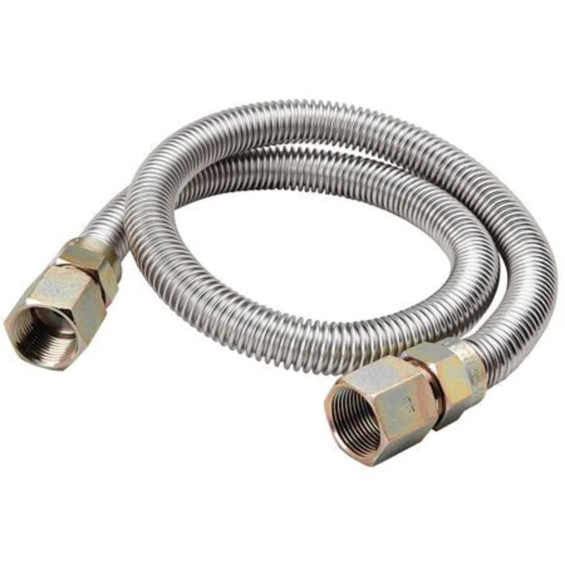 B & K Industries Stainless Steel Gas Appliance Connector 36"