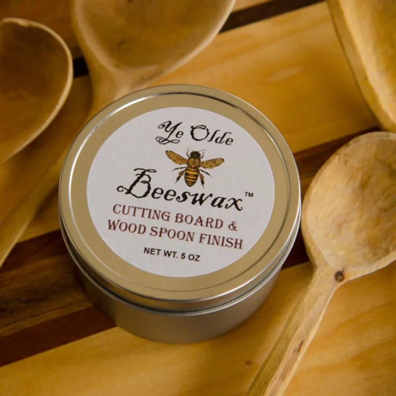 Beeswax Cutting Board & Wood Spoon Finish