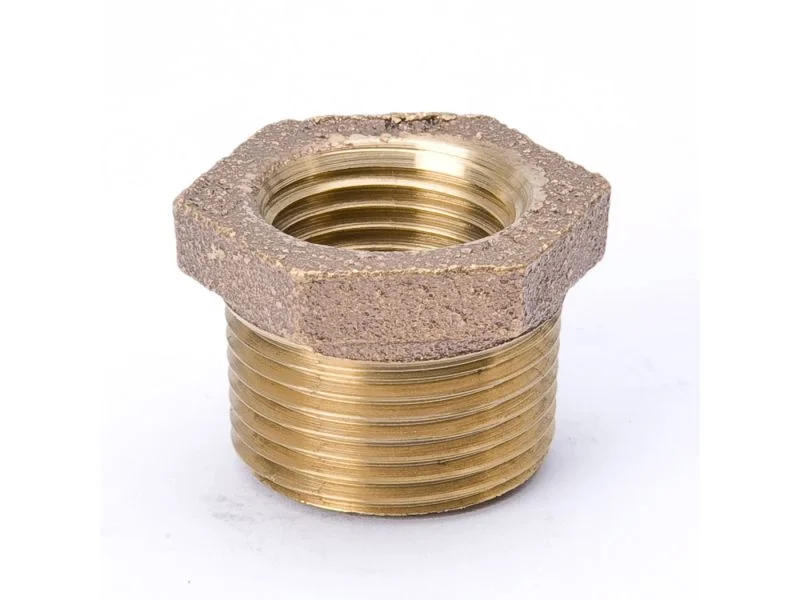 BK Products Red Brass Hex Bushing