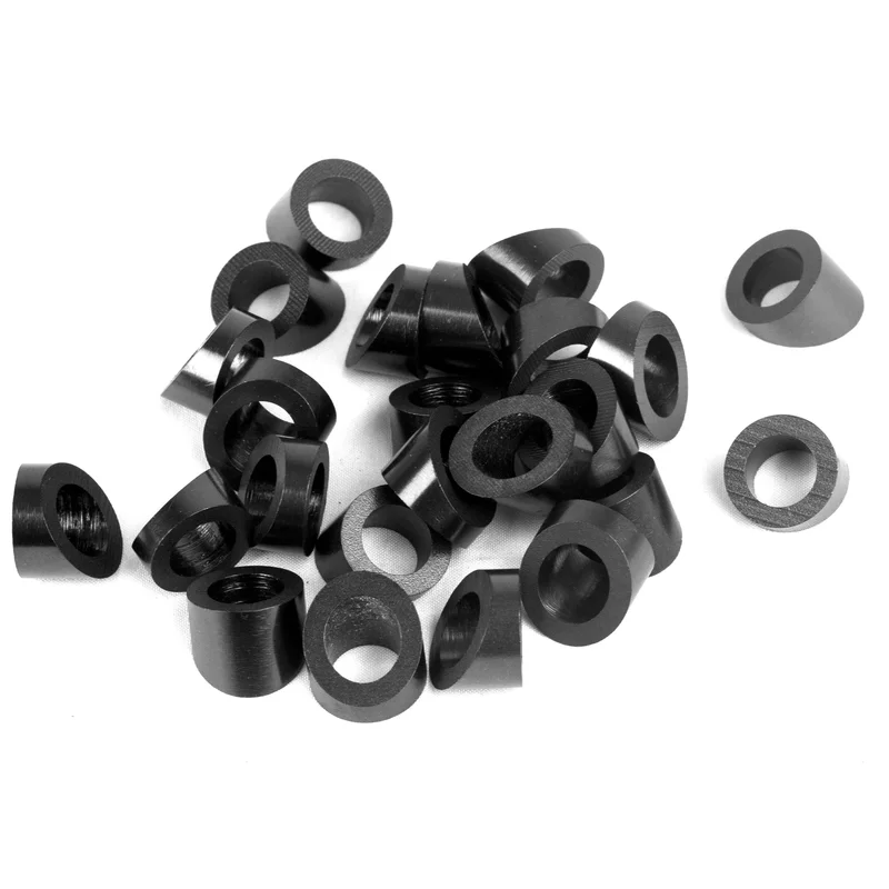 Black 30 Degree Angle Beveled Washer for 1/8 Deck Cable railing Stainless Steel T316 Marine Grade 10 Pack,BW14