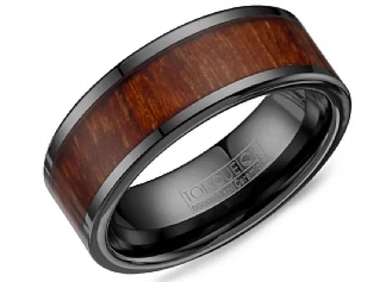 BLACK CERAMIC 9MM WOOD ACCENT CENTER HP EDGE