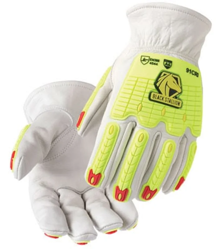 Black Stallion A6 Cut & Impact Resistant Drivers Gloves 91CRI