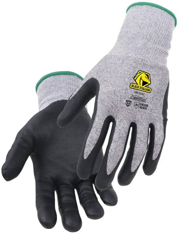 Black Stallion AccuFlex A4 Cut Resistant Knit Gloves GR3031-GB
