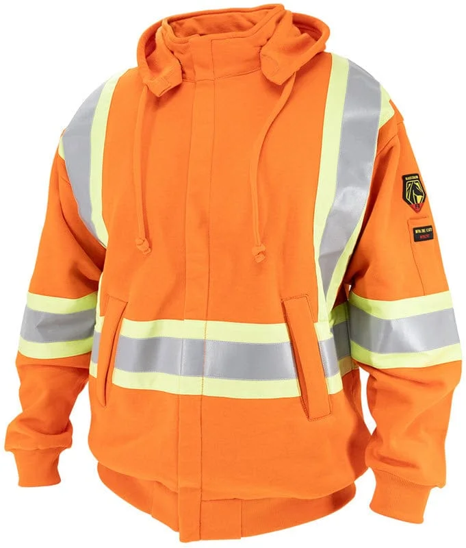 Black Stallion AR/FR Hi-Vis FR Cotton Sweatshirt JF1332-OR