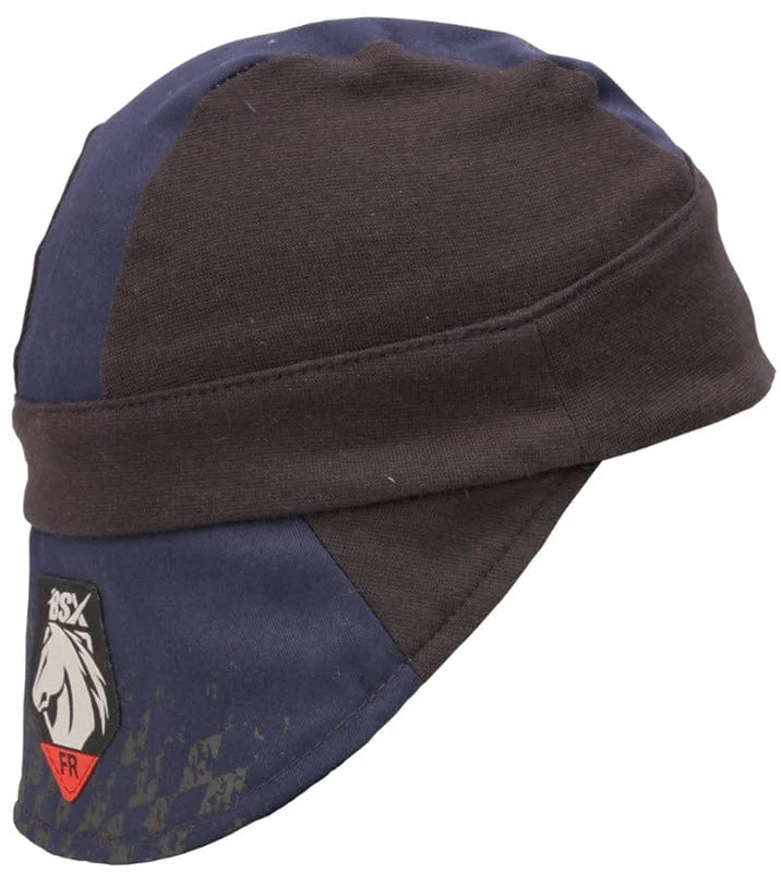 Black Stallion BSX Silicon Grip FR Cotton Welding Cap AH1631-NB