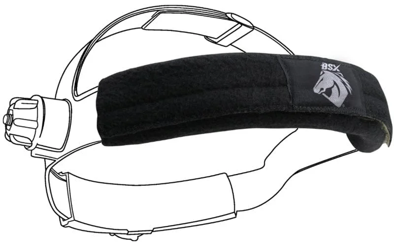 Black Stallion BSX Welding Helmet Sweatbands BC5SB-BK