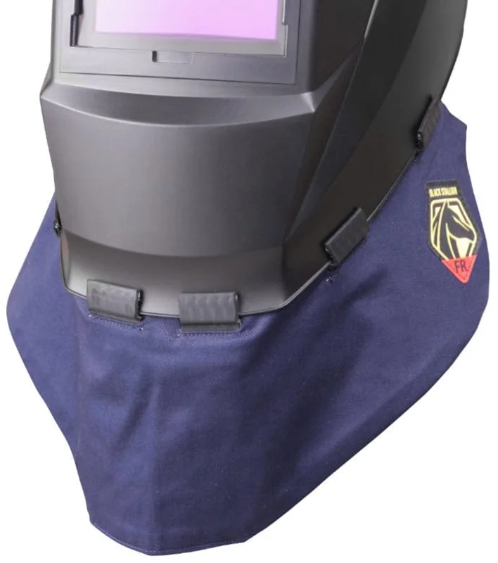 Black Stallion FR Wrap Around Welding Helmet Bib AH2140-NS