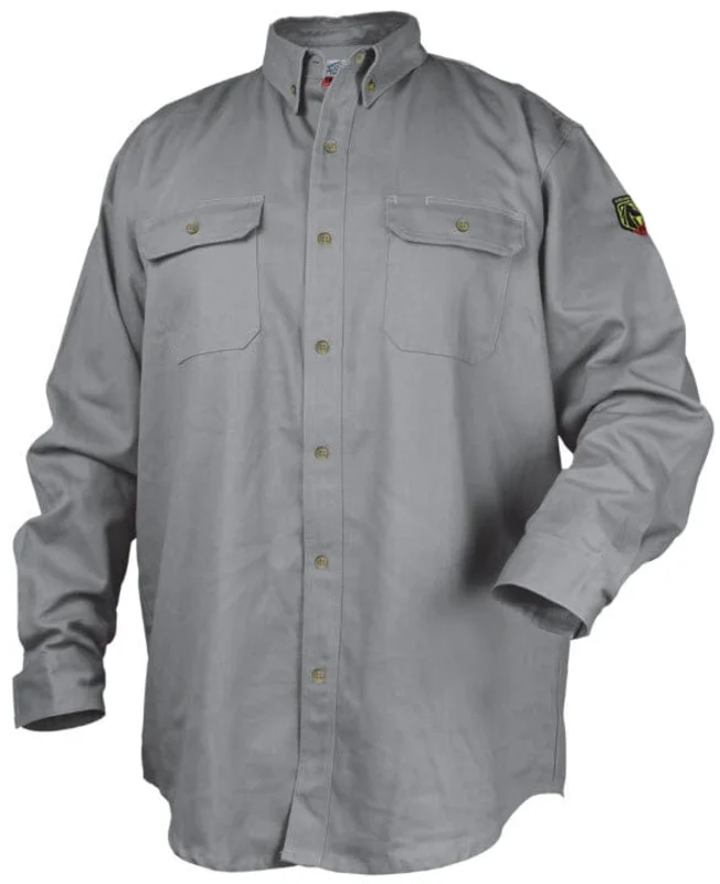 Black Stallion Gray AR/FR Cotton Work Shirt WF2110-GY