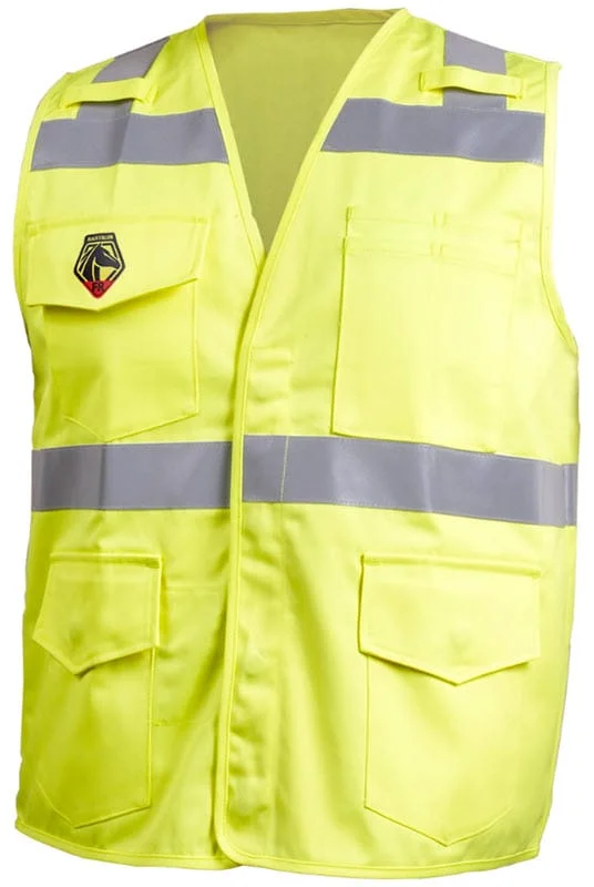 Black Stallion Hi-Vis ANSI Class 2 FR Cotton Safety Vest VF1110