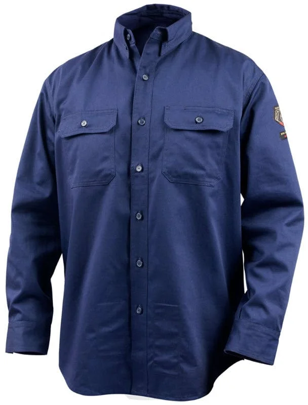 Black Stallion Navy AR/FR Work Shirt WF2110-NV