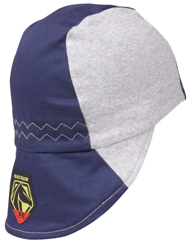 Black Stallion Navy/Gray Welding Cap AH1630-NG