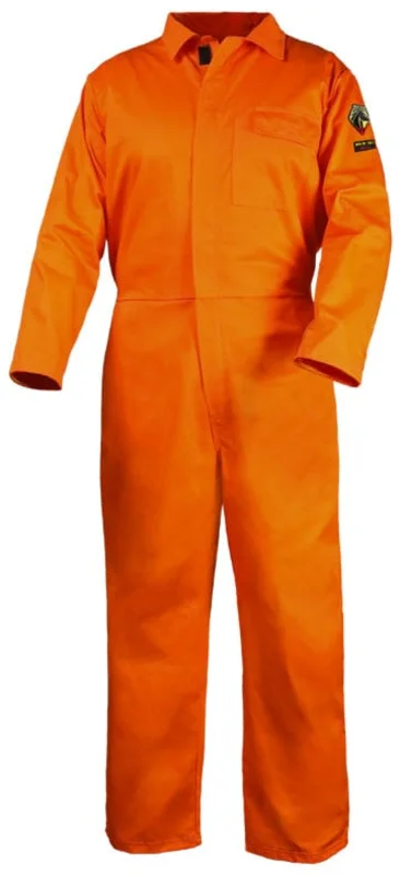 Black Stallion NFPA 2112 Flame Resistant Orange Coveralls CF2117-OR