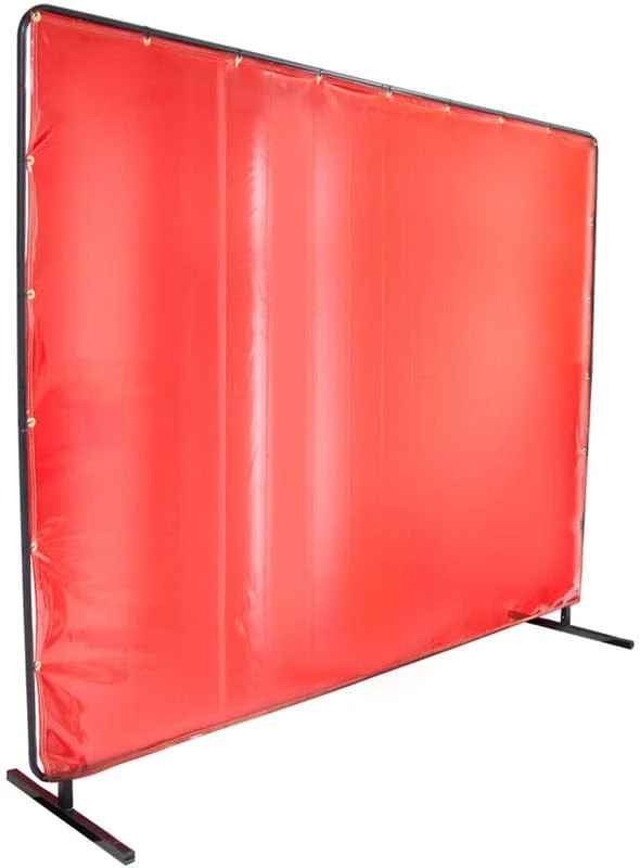Black Stallion Welding Screen - Orange Vinyl