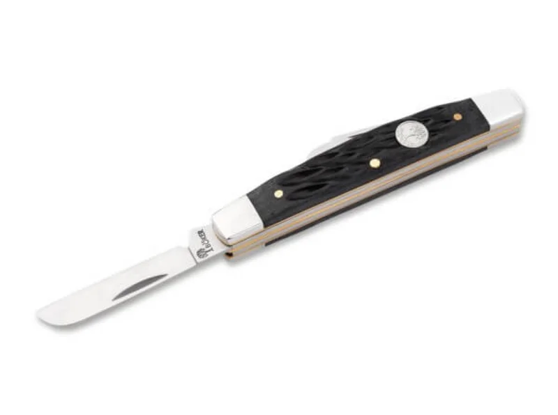 Boker TS 2.0 Congress Black Jigged Bone Pocket Knives Brown