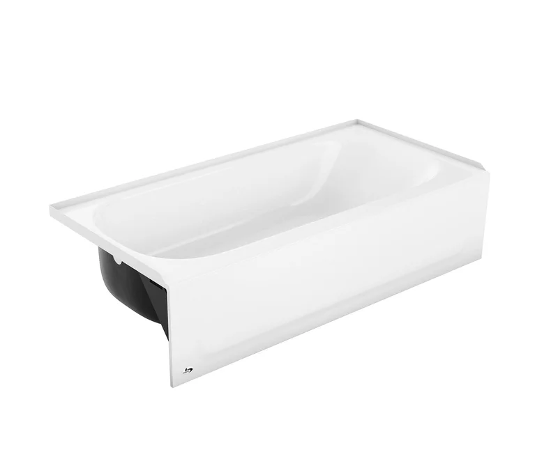 BOOTZ Aloha Porcelain Enamel Alcove Bathtub White