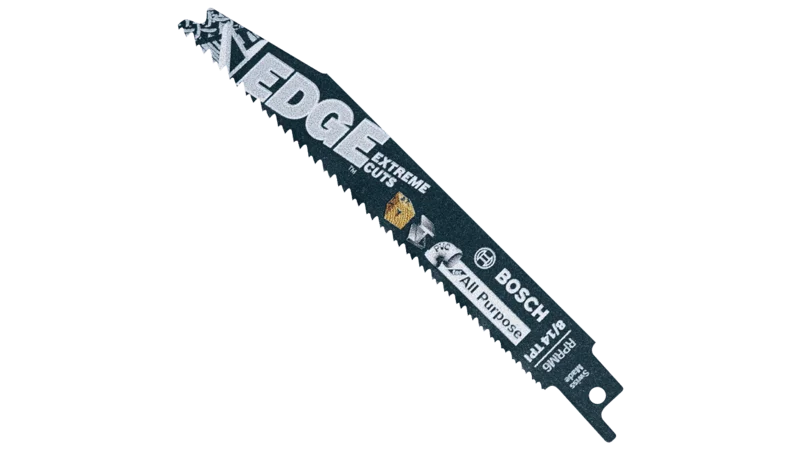 Bosch 5 pc. 6 In. 8/14 TPI Edge Reciprocating Saw Blades for All Purpose