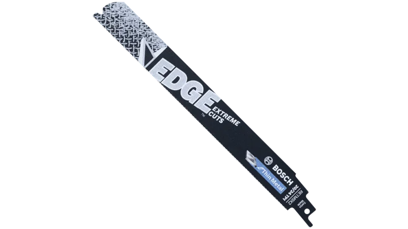 Bosch 5 pc. 9 In. 20/24 TPI Edge Reciprocating Saw Blades for Thin Metal