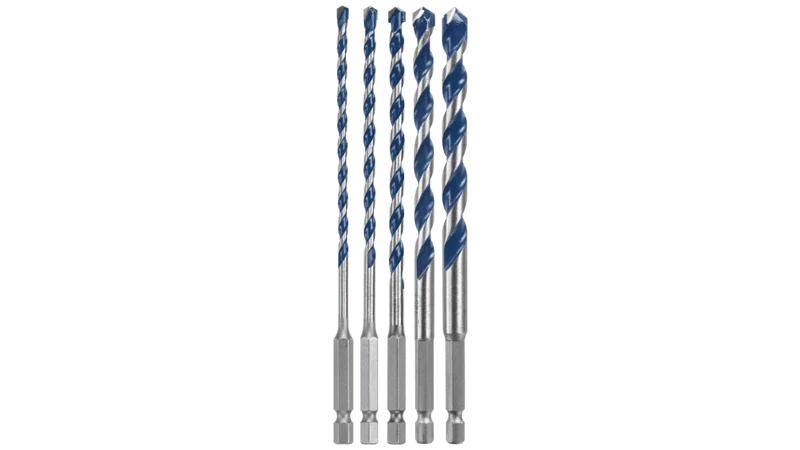 Bosch 5 pc. BlueGranite Turbo Carbide Hammer Drill Bits Set