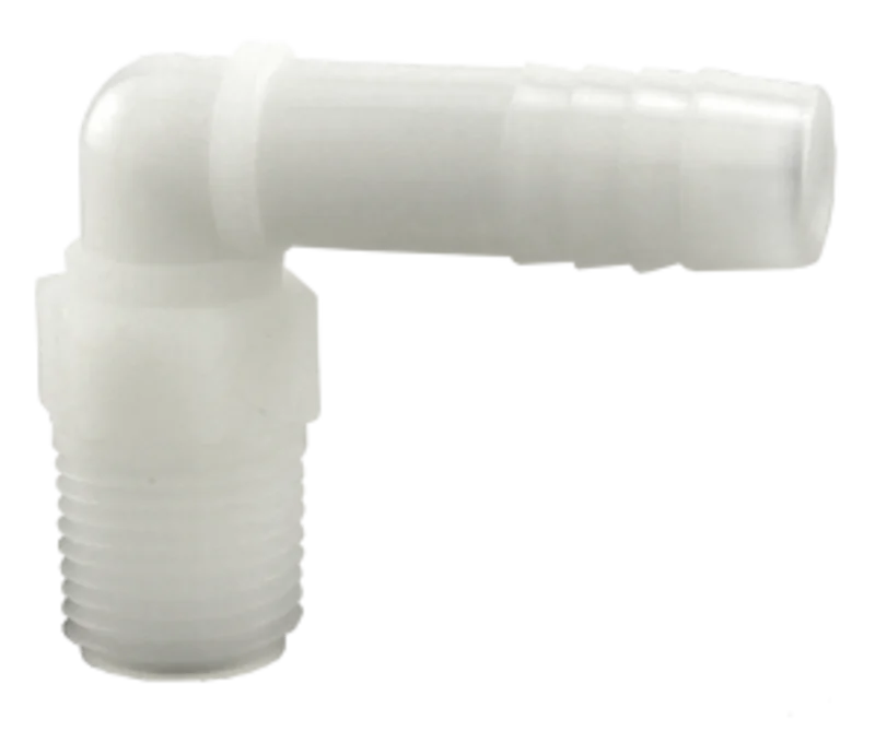 Boshart Nylon fittings MPT x Insert 90 Elbow 1-1/2"