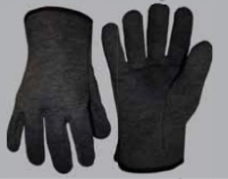 Boss Gloves Black Insulated Jersey, Large Black Black