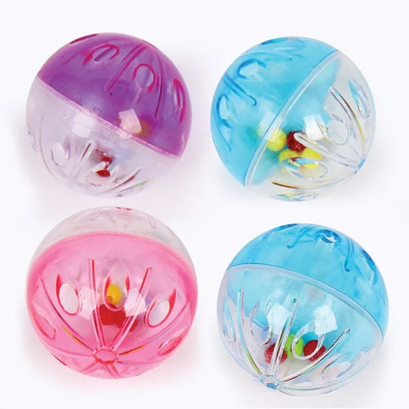 Boss Pet Park Blvd Rattle Ball Toys 4 Pk
