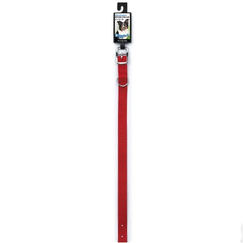 Boss Petedge Digger's 3/4 in. Nylon Collar 20 in. Red Red