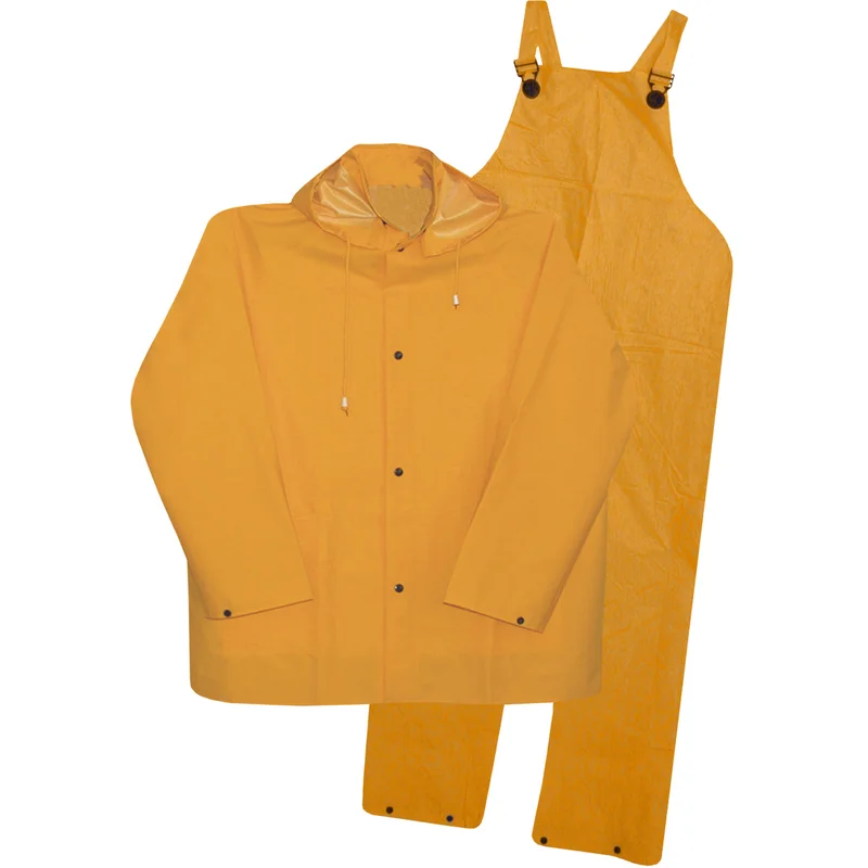 Boss Premium Three-Piece Rainsuit - 0.35mm Yellow