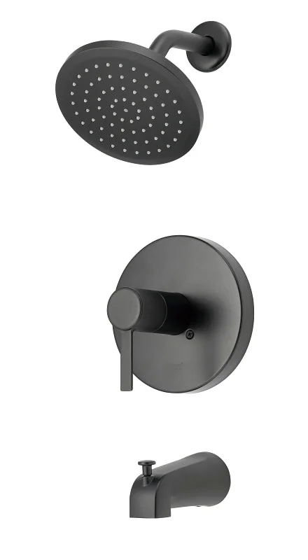 Boston Harbor Tub and Shower Faucet Matte Matte black
