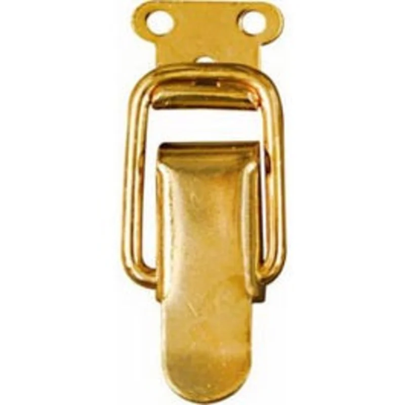 Brass Cabinet Catch, 2.25 x 7/8-In., 2-Pk.