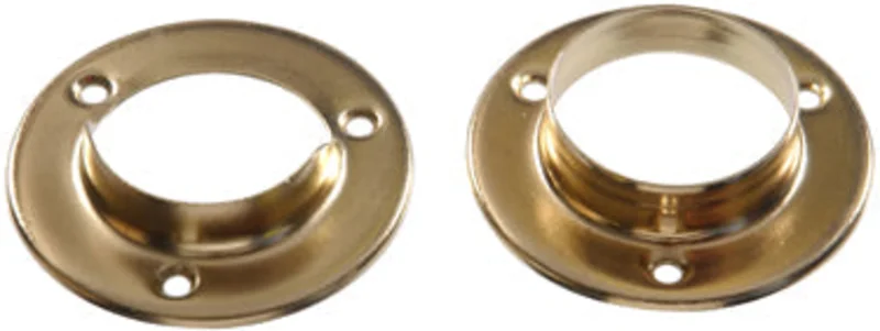 BRASS PLATED POLE SOCKETSET