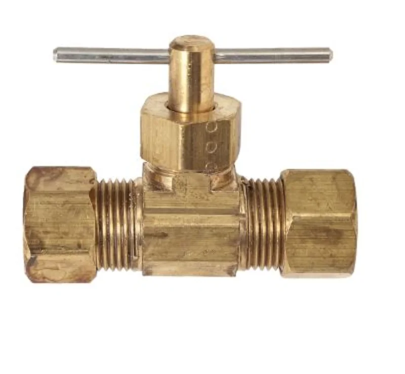 Brasscraft 1/4 in. O.D. Comp x 1/4 in. O.D. Comp, Straight