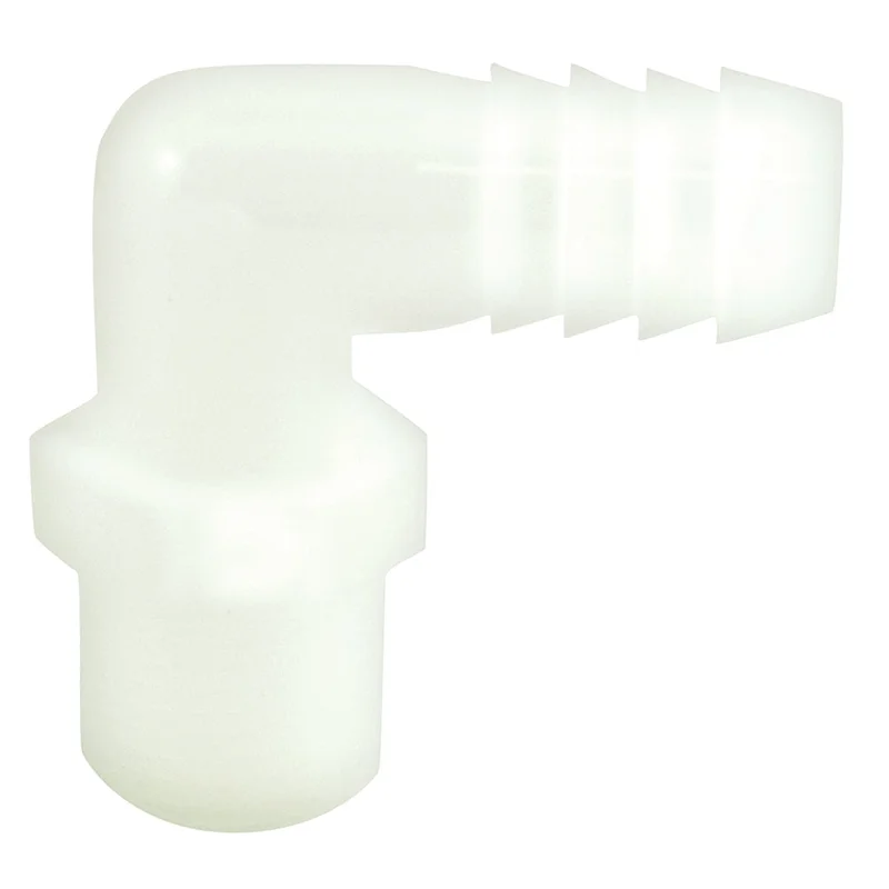 Braxton Harris Company 3/8 MPT x 3/8 Barb Nylon Elbow