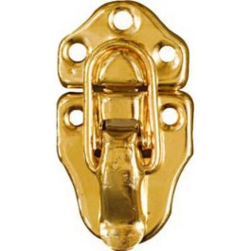 Bright Brass Cabinet Catch, 1.5 x 2.75-In., 2-Pk.