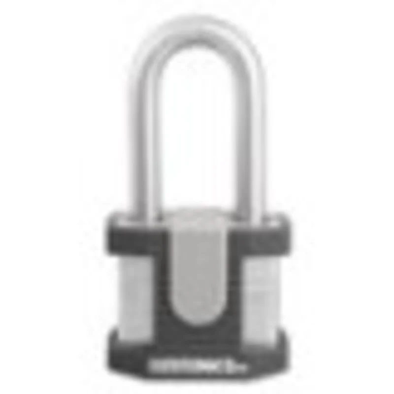 Brinks Commercial 50mm Commercial Laminated Steel Keyed Padlock with 2 Shackle - Solid Steel Body with Boron Steel Shackle