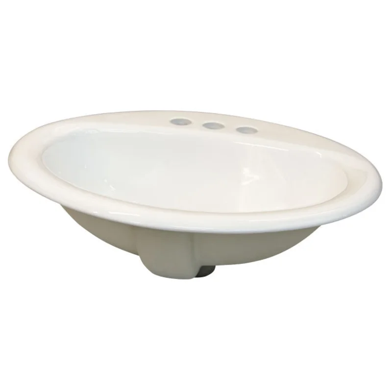 Brokering Solutions Gaia Series Top Mount Vitreous China Sink 39000 White