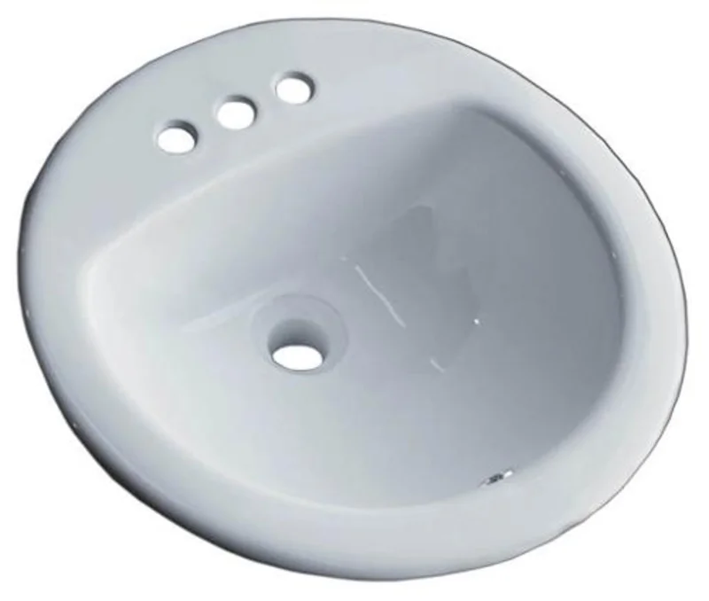 Brokering Solutions Top Mount Sink White