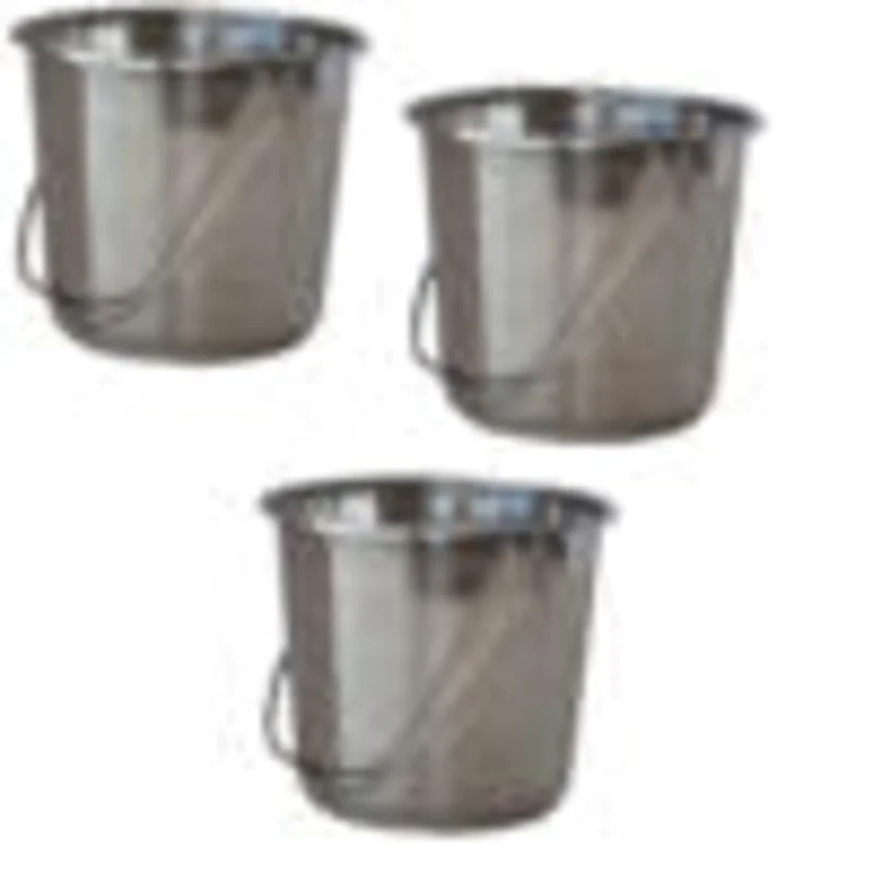 Buffalo Tools AmeriHome 1.32 Gallon Stainless Steel Bucket