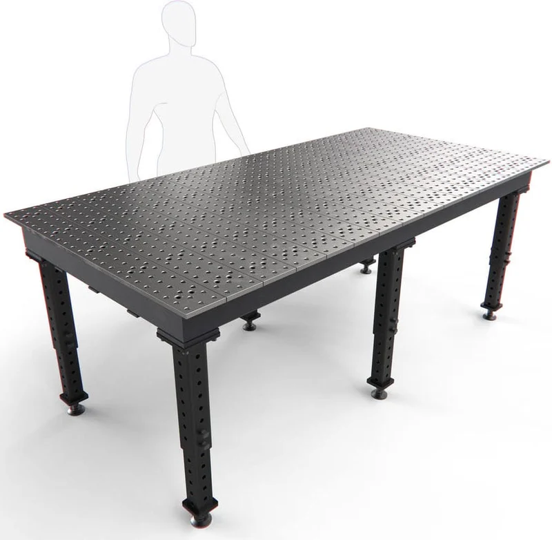 BUILDPRO MAX Adjustable Leg Welding Table 8' x 4' (Standard) TMR59648F