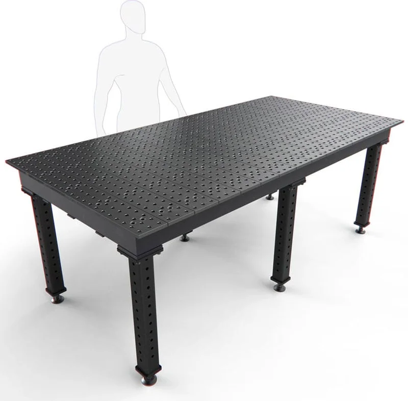 BUILDPRO MAX Fixed-Leg Welding Table 8' x 4' (Nitrided) TMQA59648F