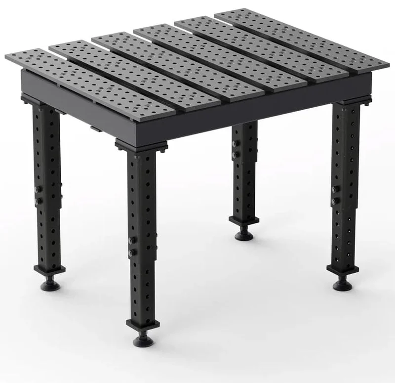 BUILDPRO MAX Slotted Adjustable Leg Welding Table 4' x 3' (Nitrided) TMQR54738