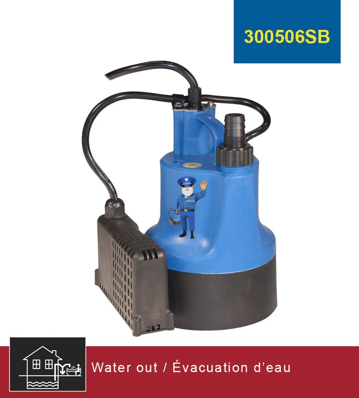 Burcam Thermoplastic Utility Pump 1/6 hp 740 gph 115 volts