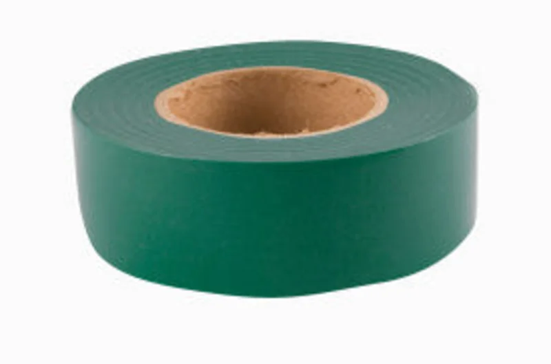 C.H Hanson Flag Tape-150'x1-3/16"x4Mil Green Fluorescent Green Fluorescent