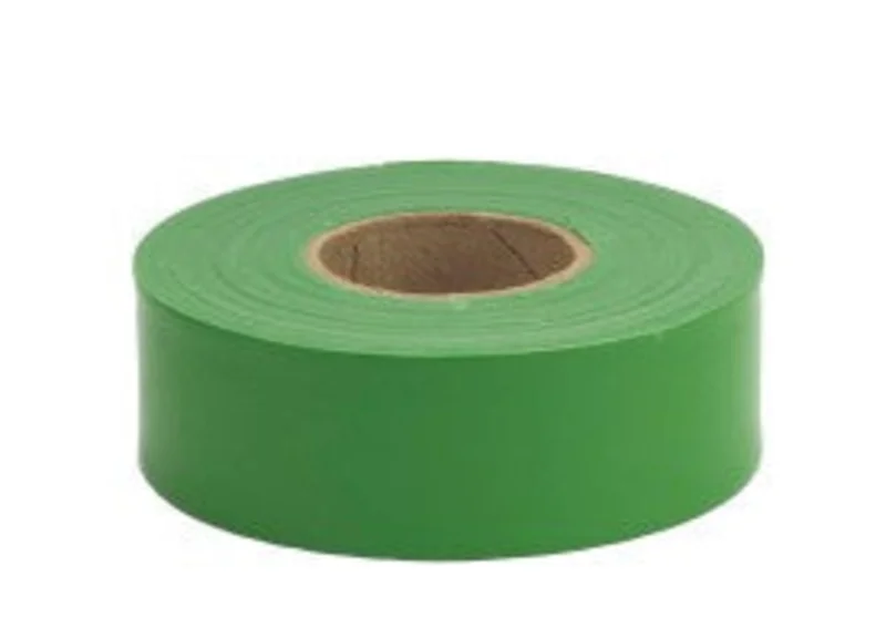 C.H Hanson Flag Tape-300'x1-3/16"x2Mil Green Green