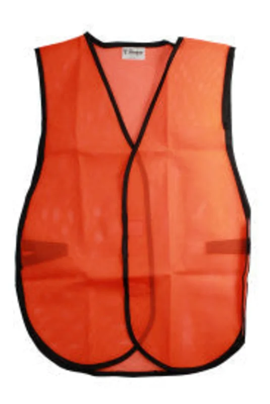 C.H Hanson Safety Vest-Soft Mesh Orange Fluorescent Orange