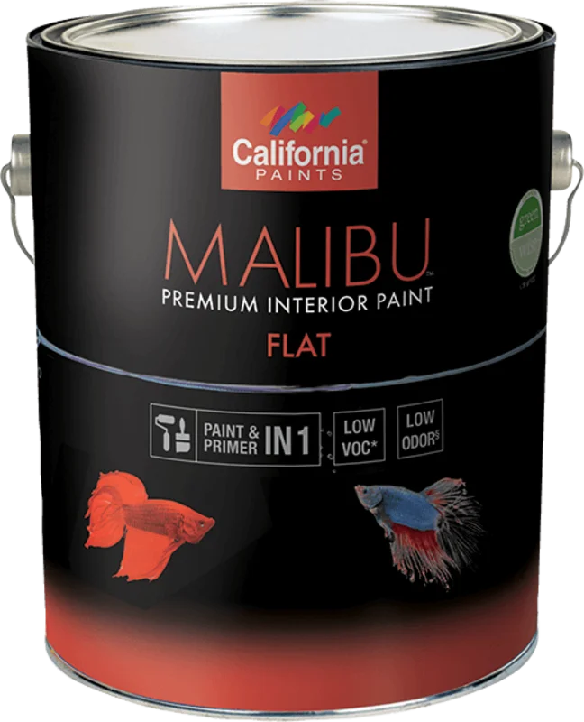 California Paint Malibu Premium Interior Paint, 1 Gallon Medium Base Medium Base