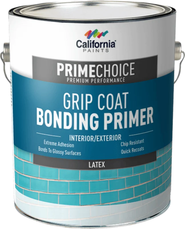 California Paints Grip Coat Bonding Primer Viscous Liquid, White 1 qt.