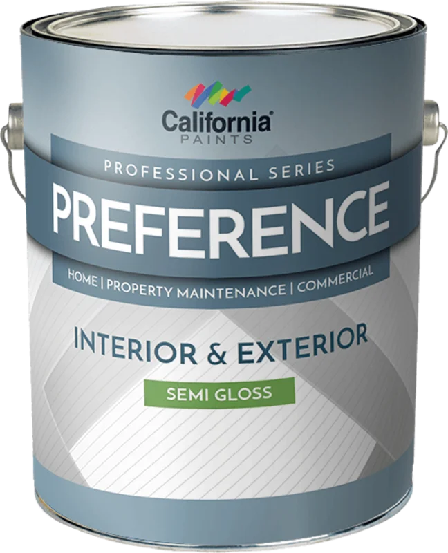 California Products Preference Interior & Exterior Paint Semi Gloss Medium Base - 1 Gallon