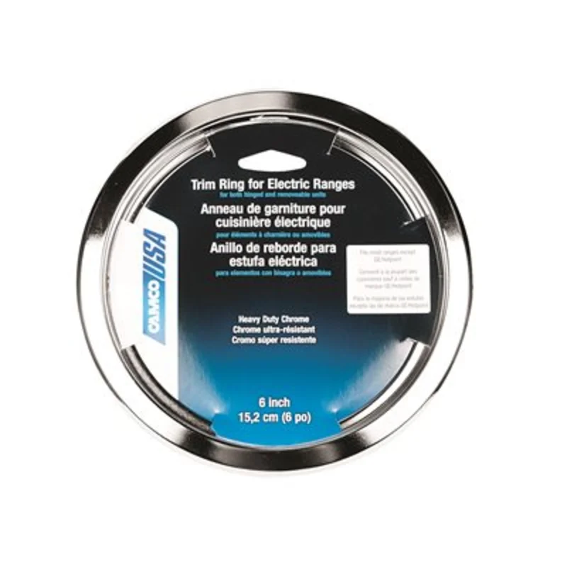 Camco 6" Universal Trim Ring (Chrome)