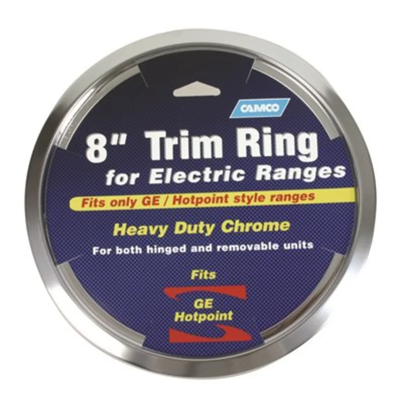Camco 8" GE Hotpoint Trim Ring (Chrome)