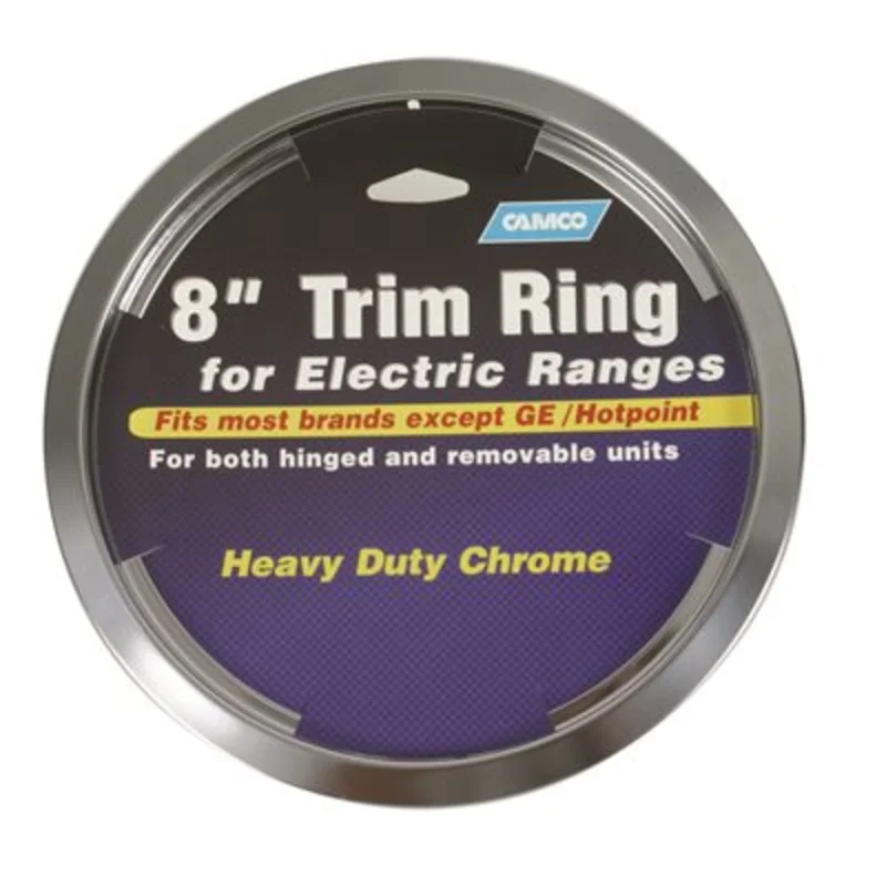 Camco 8" Universal Trim Ring (Chrome)